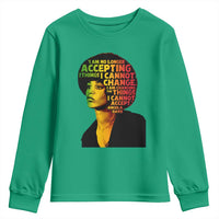 Angela Davis Inspirational Quote Youth Sweatshirt Black History Month Afro Woman Activist - Wonder Print Shop