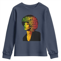 Angela Davis Inspirational Quote Youth Sweatshirt Black History Month Afro Woman Activist - Wonder Print Shop