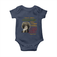 Black History Month Angela Davis Baby Onesie Black Panther Party Feminist Human Rights Inspirational Quote