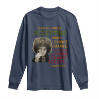 Black History Month Angela Davis Long Sleeve Shirt Black Panther Party Feminist Human Rights Inspirational Quote