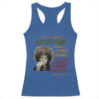Black History Month Angela Davis Racerback Tank Top Black Panther Party Feminist Human Rights Inspirational Quote