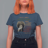 Black History Month Angela Davis T Shirt For Women Black Panther Party Feminist Human Rights Inspirational Quote