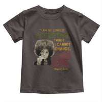 Black History Month Angela Davis Toddler T Shirt Black Panther Party Feminist Human Rights Inspirational Quote