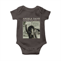 Black History Month Angela Davis Baby Onesie Raise Your Voice Feminist Human Rights