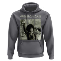 Black History Month Angela Davis Hoodie Raise Your Voice Feminist Human Rights