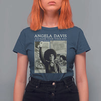 Black History Month Angela Davis T Shirt For Women Raise Your Voice Feminist Human Rights