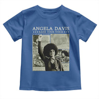 Black History Month Angela Davis Toddler T Shirt Raise Your Voice Feminist Human Rights