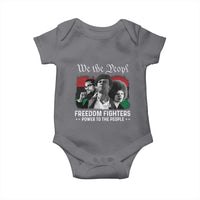 Vintage Black Panther Party Baby Onesie Huey P. Newton Malcolm X Angela Davis Black History