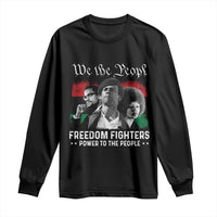 Vintage Black Panther Party Long Sleeve Shirt Huey P. Newton Malcolm X Angela Davis Black History