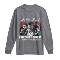 Vintage Black Panther Party Long Sleeve Shirt Huey P. Newton Malcolm X Angela Davis Black History