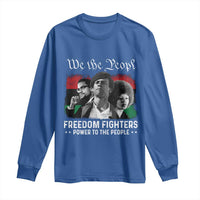 Vintage Black Panther Party Long Sleeve Shirt Huey P. Newton Malcolm X Angela Davis Black History