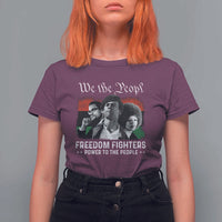 Vintage Black Panther Party T Shirt For Women Huey P. Newton Malcolm X Angela Davis Black History