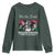 Vintage Black Panther Party Youth Sweatshirt Huey P. Newton Malcolm X Angela Davis Black History