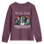 Vintage Black Panther Party Youth Sweatshirt Huey P. Newton Malcolm X Angela Davis Black History