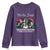 Vintage Black Panther Party Youth Sweatshirt Huey P. Newton Malcolm X Angela Davis Black History