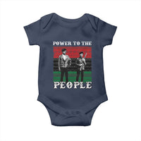Vintage Black Panthers Party Baby Onesie Power To The People Self Defense Black History