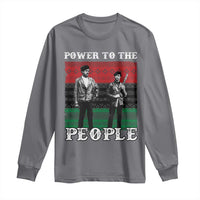 Vintage Black Panthers Party Long Sleeve Shirt Power To The People Self Defense Black History
