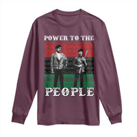 Vintage Black Panthers Party Long Sleeve Shirt Power To The People Self Defense Black History