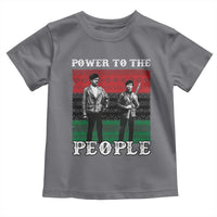 Vintage Black Panthers Party Toddler T Shirt Power To The People Self Defense Black History