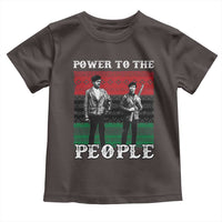 Vintage Black Panthers Party Toddler T Shirt Power To The People Self Defense Black History