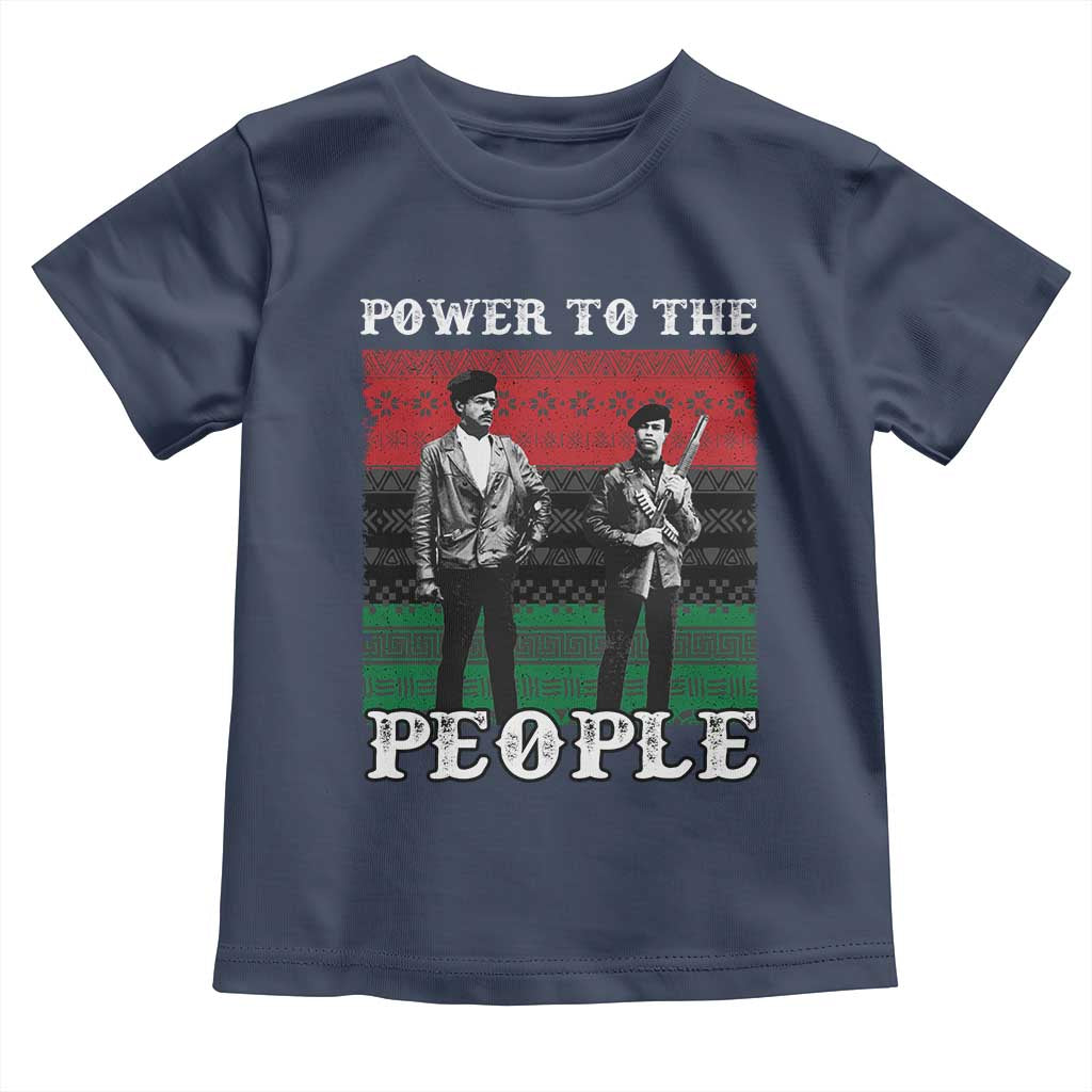 Vintage Black Panthers Party Toddler T Shirt Power To The People Self Defense Black History