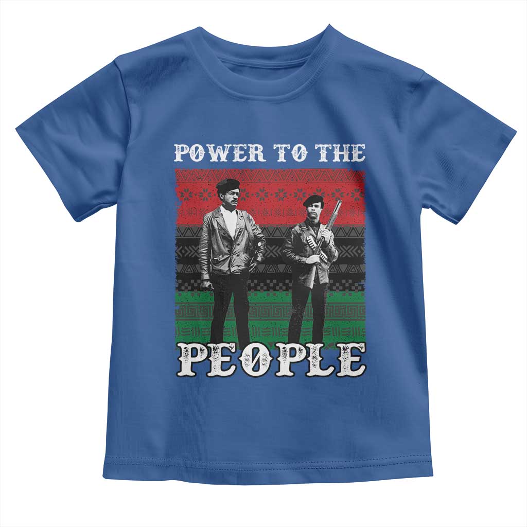 Vintage Black Panthers Party Toddler T Shirt Power To The People Self Defense Black History