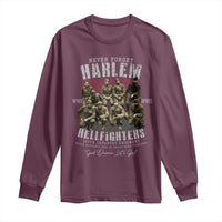 Halem Hellfighters Long Sleeve Shirt African American Black Military History Soldiers WWI WWII