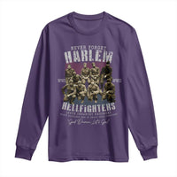 Halem Hellfighters Long Sleeve Shirt African American Black Military History Soldiers WWI WWII