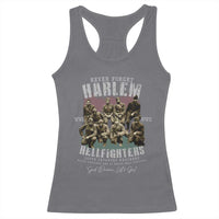Halem Hellfighters Racerback Tank Top African American Black Military History Soldiers WWI WWII