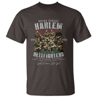 Halem Hellfighters T Shirt African American Black Military History Soldiers WWI WWII