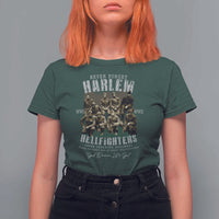 Halem Hellfighters T Shirt For Women African American Black Military History Soldiers WWI WWII