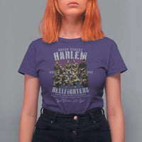 Halem Hellfighters T Shirt For Women African American Black Military History Soldiers WWI WWII
