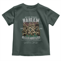 Halem Hellfighters Toddler T Shirt African American Black Military History Soldiers WWI WWII