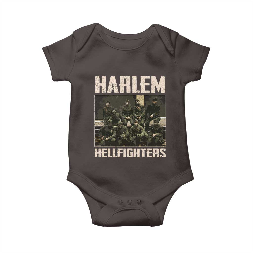 Halem Hellfighters Baby Onesie USA Black Military History Soldiers WWI WWII