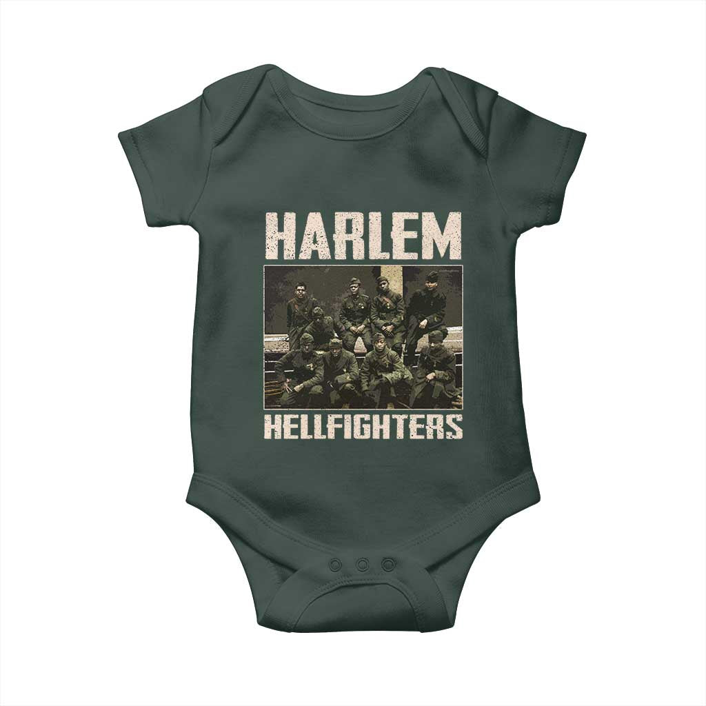 Halem Hellfighters Baby Onesie USA Black Military History Soldiers WWI WWII