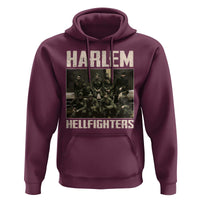 Halem Hellfighters Hoodie USA Black Military History Soldiers WWI WWII