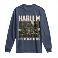 Halem Hellfighters Long Sleeve Shirt USA Black Military History Soldiers WWI WWII