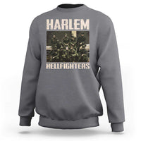 Halem Hellfighters Sweatshirt USA Black Military History Soldiers WWI WWII