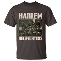 Halem Hellfighters T Shirt USA Black Military History Soldiers WWI WWII