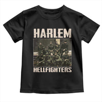 Halem Hellfighters Toddler T Shirt USA Black Military History Soldiers WWI WWII