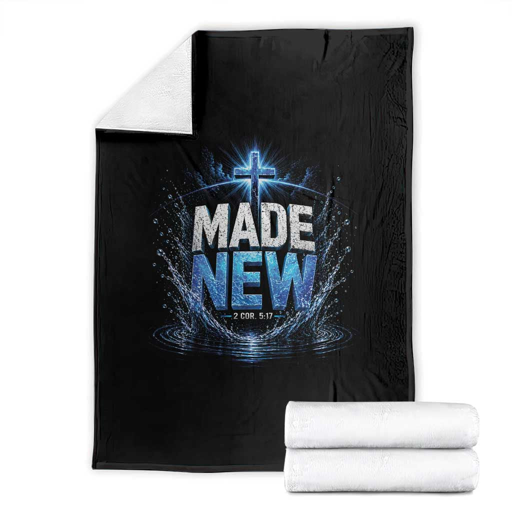 Christian Baptism Throw Blanket Made Water Bible Verse Baptized