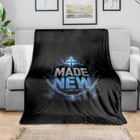 Christian Baptism Throw Blanket Made Water Bible Verse Baptized