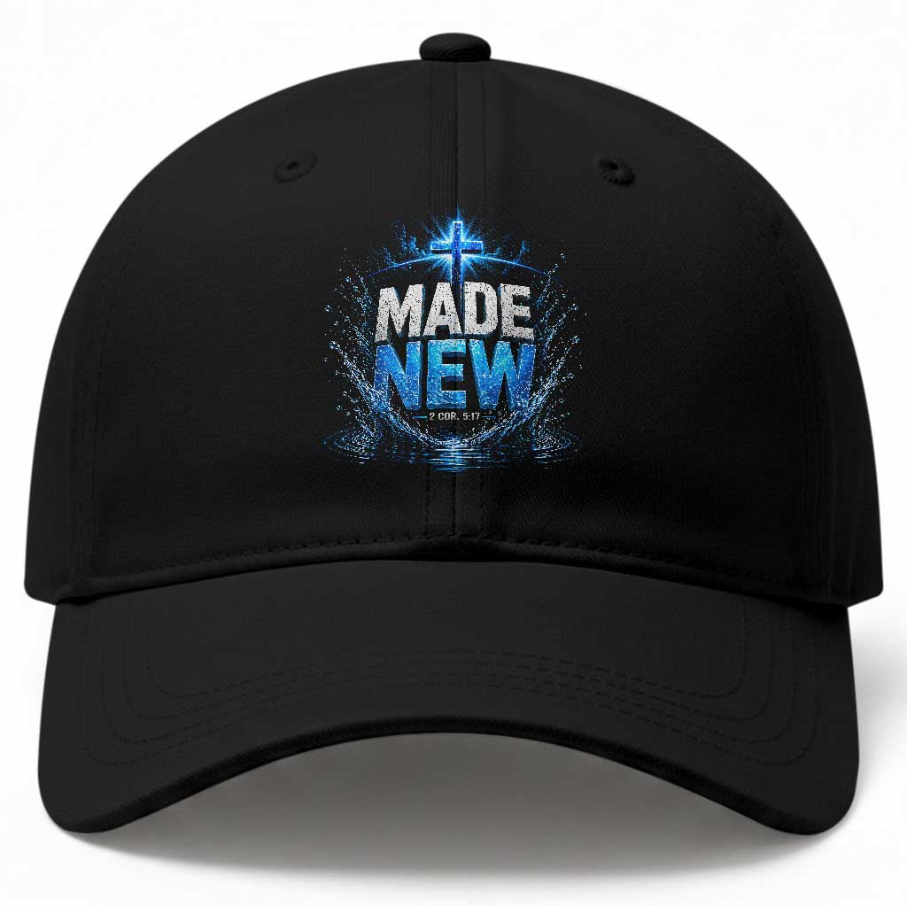 Christian Baptism Baseball Cap Made Water Bible Verse Baptized