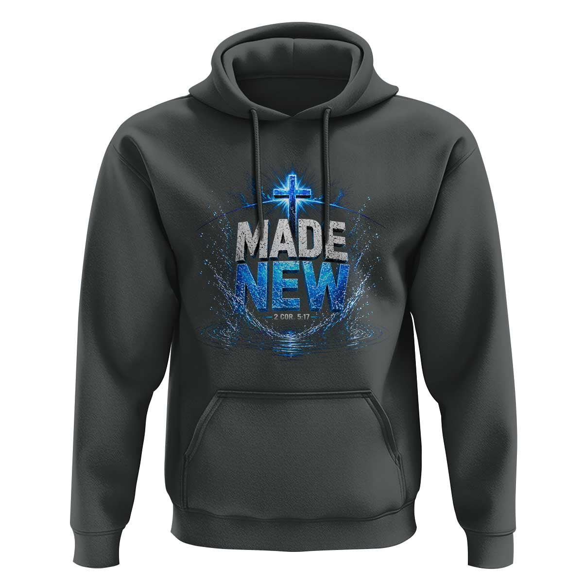 Christian Baptism Hoodie Made Water Bible Verse Baptized