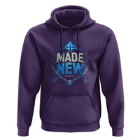Christian Baptism Hoodie Made Water Bible Verse Baptized