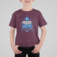 Christian Baptism T Shirt For Kid Made Water Bible Verse Baptized
