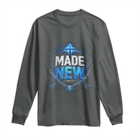 Christian Baptism Long Sleeve Shirt Made Water Bible Verse Baptized