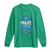 Christian Baptism Long Sleeve Shirt Made Water Bible Verse Baptized