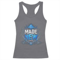 Christian Baptism Racerback Tank Top Made Water Bible Verse Baptized