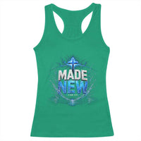 Christian Baptism Racerback Tank Top Made Water Bible Verse Baptized